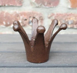 Krone Gusseisen Teelichthalter Tischdeko Landhausstil Weihnachtsdeko Weihnachten - Bild 1 von 5