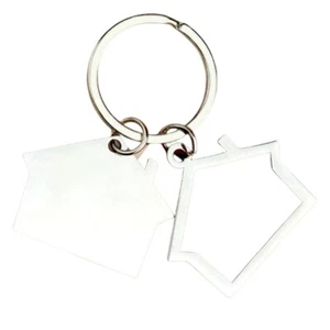 Artistic Double Level Keychain Rusts Resistant Alloy Perfect Present For Friends - Zdjęcie 1 z 8