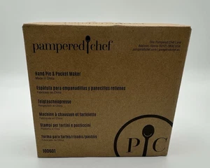 Pampered Chef Hand Pie And Pocket Maker w/Sppon Brand NEW in Box! - Picture 1 of 5