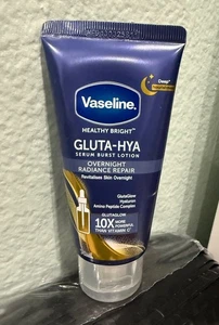 Vaseline Healthy Bright Gluta Hya Serum Burst Lotion Overnight Repair, 70ml - Picture 1 of 2