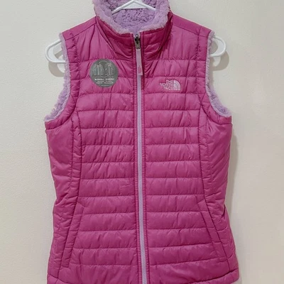 ¡NUEVO! Chaleco Reversible The North Face Niña Mossbud Remolino Grande 14-16 Foto 1 de 4