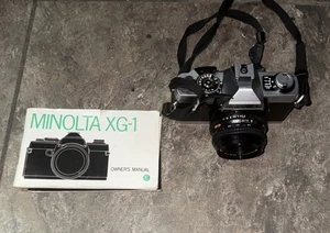 Minolta XG-1 35mm SLR Film Camera Body Manual - Picture 1 of 4