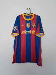 Barcelona Home UCL Shirt Jersey 2010/2011 No.10 Messi Size XL - Picture 1 of 10