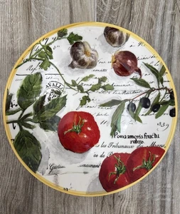 Qty 1 Williams Sonoma 2009 Marche Salad Pasta Bowl Vegetables 9.5” x 1.75” - Picture 1 of 2