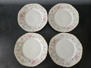 (4) Hutschenreuther Richelieu Bavaria Germany Bread & Butter Plate 6" Vtg Floral - Picture 1 of 11