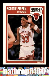 1989 Fleer #23 Scottie Pippen HOF Basketball Karte NM/NM+ Chicago Bulls 10698 - Bild 1 von 4