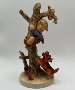 Goebel Hummel figurine “Culprits” 6.75” tall HUM 56/A TMK 5 Germany Boy Tree Dog - Picture 1 of 4