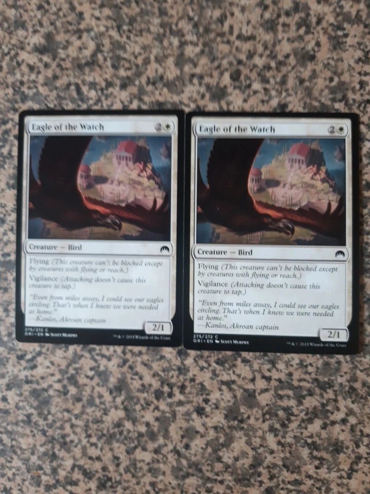 MTG - 2 x Eagle of the Watch - Magic Origins - Image 1 of 1