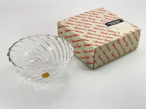 Vintage Bleikristall West Germany Crystal Christmas Holiday Candy Dish 6" x 2.5" - Picture 1 of 8