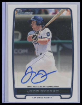2012 Bowman #BPA-JG Jedd Gyorko Prospect Autographs - Image 1 of 2