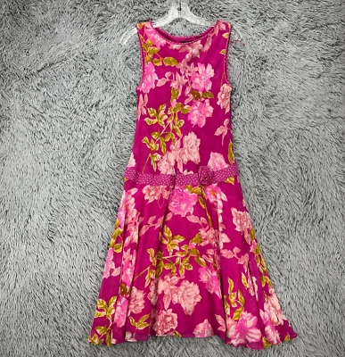 Vestido De Colección Cynthia Howie Seda Cintura Caída Para Mujer 10 Rosa Cottagecore Delicado Boho Foto 1 de 4