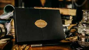 The Illusionist Playing Cards Black & Gold Box Set by Ark - Picture 1 of 24