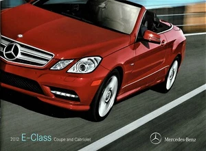 2012 Mercedes-Benz E-Class Coupe and Cabriolet E 350 Deluxe Sales Brochure - Picture 1 of 1