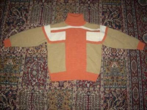 European Boy's Skier Ski Turtle Neck Sweater Kids Size 3-PET/SMOKE FREE home - Picture 1 of 7