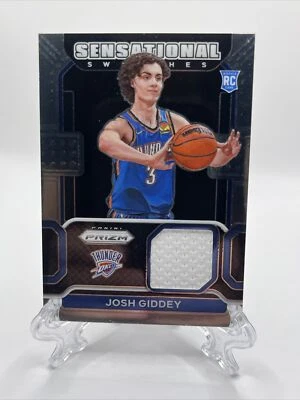 2021-22 PANINI PRIZM BASKETBALL SENSATIONAL SWATCHES #SW-JGD JOSH GIDDEY - Image 1 of 4