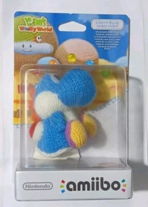 AMIIBO YOSHI'S WOOLLY WORLD LIGHT BLUE YARN YOSHI - NUOVO SIGILLATO - Picture 1 of 2