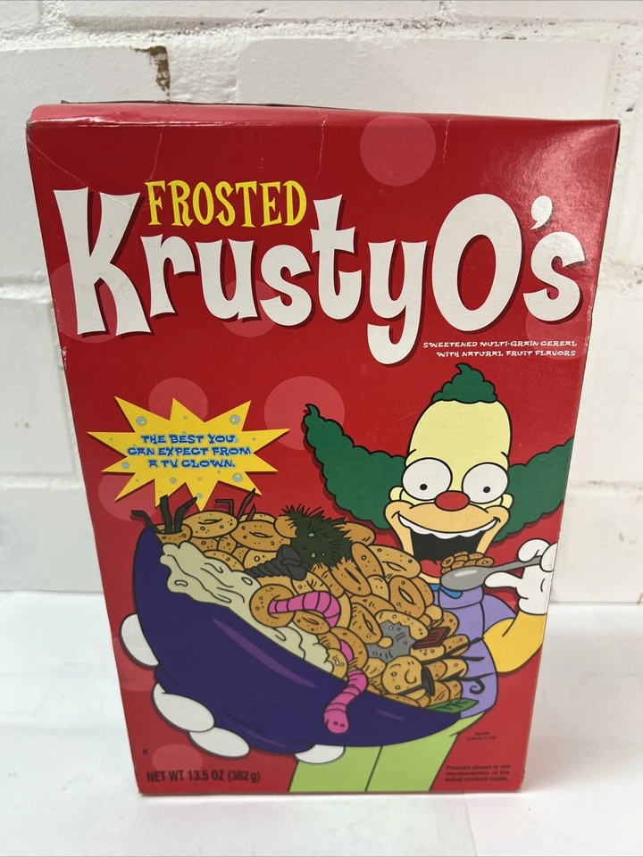 The Simpsons Collectable RARE Frosted Krustyo's Cereal