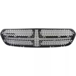 New Front For 2014-2020 Dodge Durango Grille Insert Textured Black Plastic - Picture 1 of 6