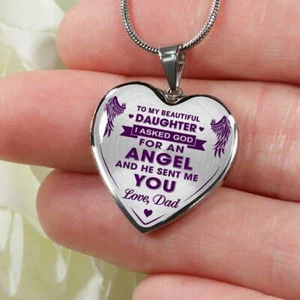 Lujo Novedad Collar Brazalete Regalo - Para Tus Hijos Hija De Papá Padre - Imagen 1 de 9