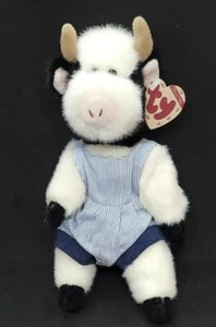 TY 1993 MADISON the COW without BUTTONS ATTIC TREASURES - MINT with MINT TAGS - Picture 1 of 4
