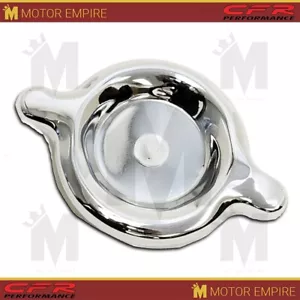 Universal Chrome Finish Steel Twist On Oil Cap For Valve Covers - Foto 1 di 2
