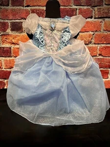 Disney Parks Princess Cinderella Costume Child Size 4 Traditional Blue - Picture 1 of 5