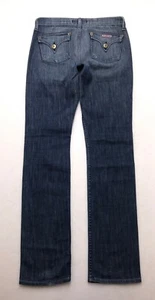 Pantalones de mezclilla R190 Hudson desgastados pierna recta niñas etiqueta talla 14 (medidas 26x31") - Imagen 1 de 9