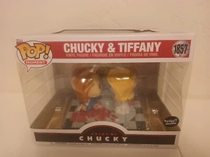 Funko Pop! Moments Bride Of Chucky Chucky & Tiffany 1857 Spirit Exclusive  - Picture 1 of 13