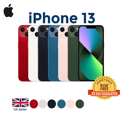 NEW IN BOX Apple iPhone 13 128GB-512GB Fully Unlocked Smartphone Brand New