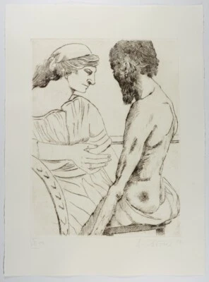 Ernst Marow: Radierung »Odyssee« handsigniert-e.a. Ex.- von 2007 - Bild 1 von 2