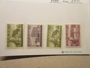FINLAND Scott 336-338A MINT NEVER HINGED Lot5 Cat $24.25 - Picture 1 of 1