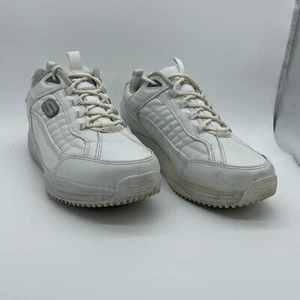 Skechers Shape Ups White Slip Resistant SN 76428 Work Shoes Womens US Size 10.5 - Picture 1 of 10