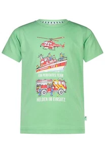 SALT AND PEPPER T-Shirt Feuerwehr Hubschrauber green Gr.104/110 SOMMER 25 NEU - Bild 1 von 2