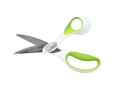 Schere Profi Titan Haushaltsschere Küche Universal Papier Stoff grün 21,4cm - Bild 1 von 3