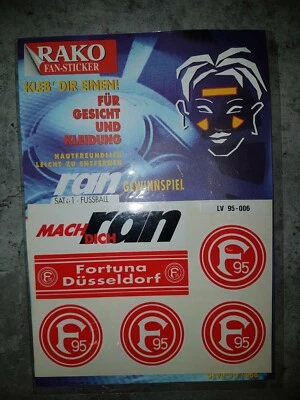 Fortuna Düsseldorf Aufkleber Sticker Set Bundesliga Fussball 5 Stück