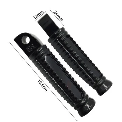 Small Rear Foot pegs Black For 2008-2015 Suzuki GSX 1300R Hayabusa B-King Foto 1 de 4