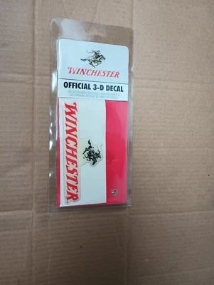 WINCHESTER OFFICIAL 3-D DECAL WDD1217 NEW IN PACKAGE FAST / FREE SHIPPING - Image 1 of 2