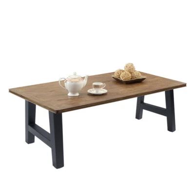 16" inch Coffee Table Legs Metal Trapezoid Reinforced Dining Bench Desk Legs - Image 1 of 4