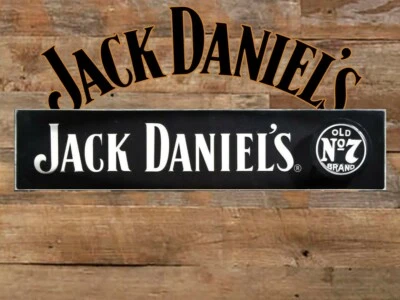 Jack Daniels Old No. 7 Brand Embossed Tin Metal Sign - 3D - Tennessee Whiskey - Image 1 of 4