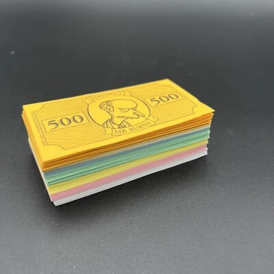 Monopoly THE SIMPSONS Edition 2001 Replacement Money Cash Stack - Image 1 of 4