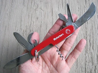 FACA VINTAGE IMPERIAL MATTERHORN BOLSO MULTI FERRAMENTA FALCÃO, CAMPING, BATEDOR, MUITO BOM ESTADO - Imagem 1 de 4