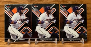 YORDAN ALVAREZ  3 Card LOT | 2022 Topps Finest HOUSTON ASTROS #56 - Picture 1 of 2