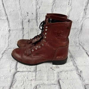 Ariat ATS Leder Stiefel Damen 10,5 Advanced Torque Stability Braun Schnürung - Bild 1 von 7