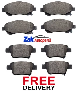 FOR TOYOTA COROLLA VERSO 2.0 2.2 D-4D 2004-2009 FRONT & REAR BRAKE PADS SET - Picture 1 of 1