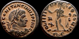 Constantine I. Ancient Roman Coins. AD 307-337. Æ 19 mm. 2,74 gramm. #1541 - Picture 1 of 1