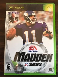 MADDEN NFL SPORTS EA SPORTS 2002 XBOX DVD - Picture 1 of 1
