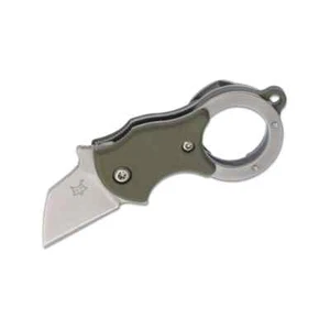 Fox Knives Mini-TA Linerlock Folding Knife 1" Steel Blade Karambit FRN Handle - Picture 1 of 20