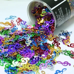 Confetti Music Clef Note Party Mix - 2 Pchs or 1/2 lbs - FREE SHIP (9068) - Picture 1 of 14