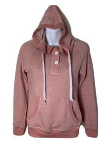 Womens Small JO&CO Jeans Hoodies Sweatshirts Pink - Picture 1 of 4