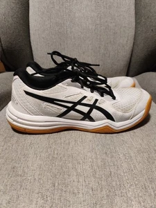 Asics Upcourt 5 weiß/schwarze Volleyballschuhe Damengröße 6 Schuhe - Bild 1 von 6